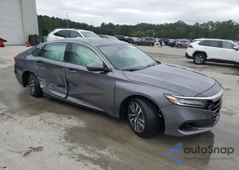 2021 Honda Accord Hybrid Exl from USA, damaged, VIN 1HGCV3F57MA013851